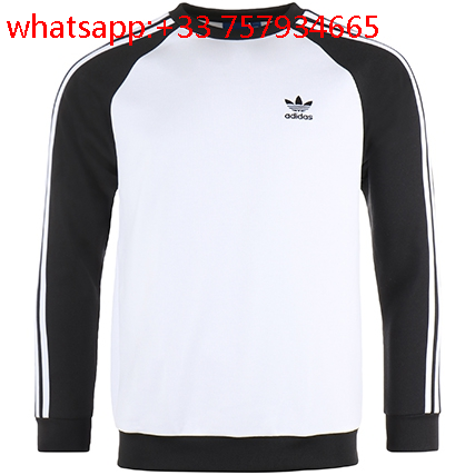 pull adidas blanc et noir