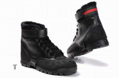 chaussure gucci avec fourrure